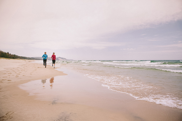 A jog on the beach. / Beth Price. 