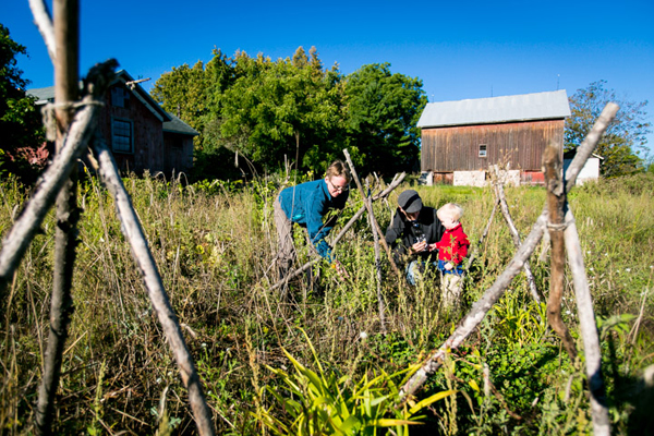 New farmers on Campbell-DeYoung Farm. / Andrew Williamson