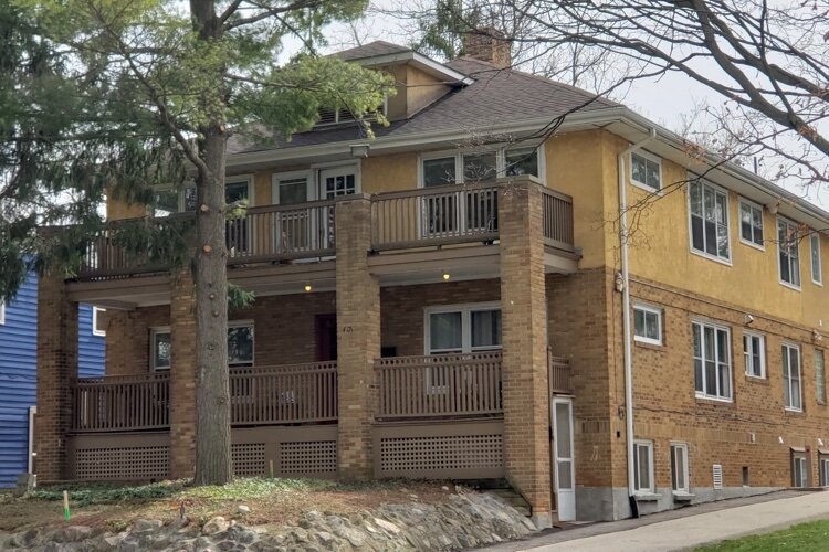 An original fourplex catalog home in Ann Arbor.