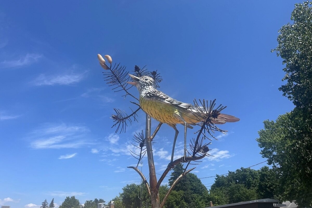 Roscommon recently earned the first Bird City designation in Michigan while also having installed the state’s largest Kirtland’s Warbler sculpture earlier this summer.