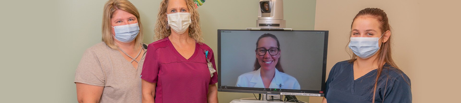 The telemedicine staff at McKenzie Health System's After Hours Clinic.