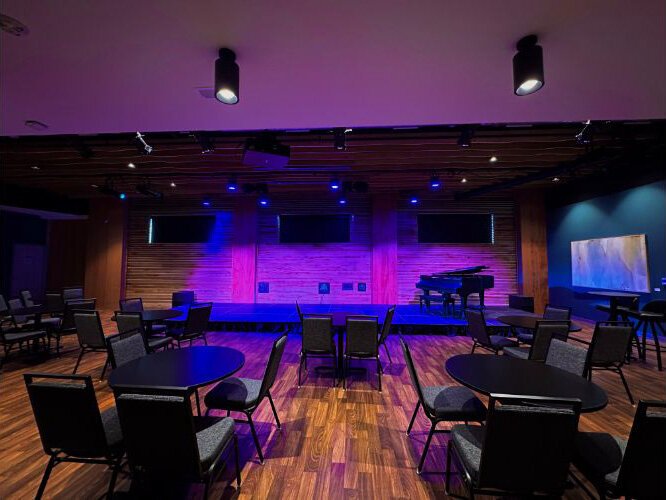 The Alluvion offers musicians and other performing artists an intimate space. 