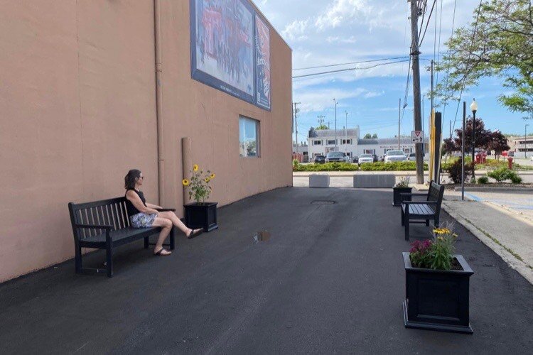 Making the alley a pedestrian-friendly destination is something that both the neighboring business owners and the Downtown Development Authority (DDA) wanted to see happen, says Kady Gehrke, Marketing and Outreach Coordinator for the Alpena DDA. 