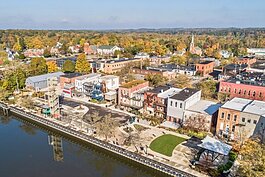 Downtown Allegan in Allegan County.