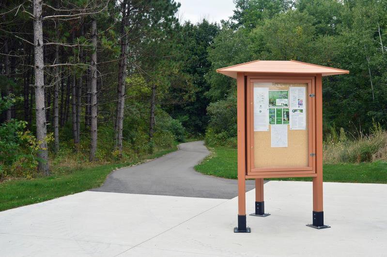 Beaverton Trailhead, at the south end of the Trail of Two Cities. 