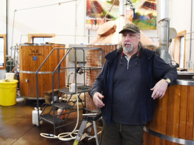 Owner and brewer John Niedermaier worked at northern Michigan's first craft brewery before going out on his own.