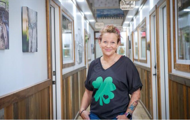 Christine Smith, owner of Cardinal & Clover Collaborative, is reinventing retail and providing a unique experience in downtown Clare.