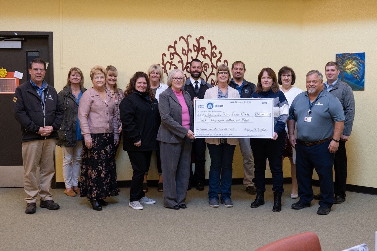 “This grant will enable us to better serve our current patients and provide needed healthcare to a greater number of underserved individuals in our community,” says Laura Schorn of Ogemaw Hills Free Clinic.