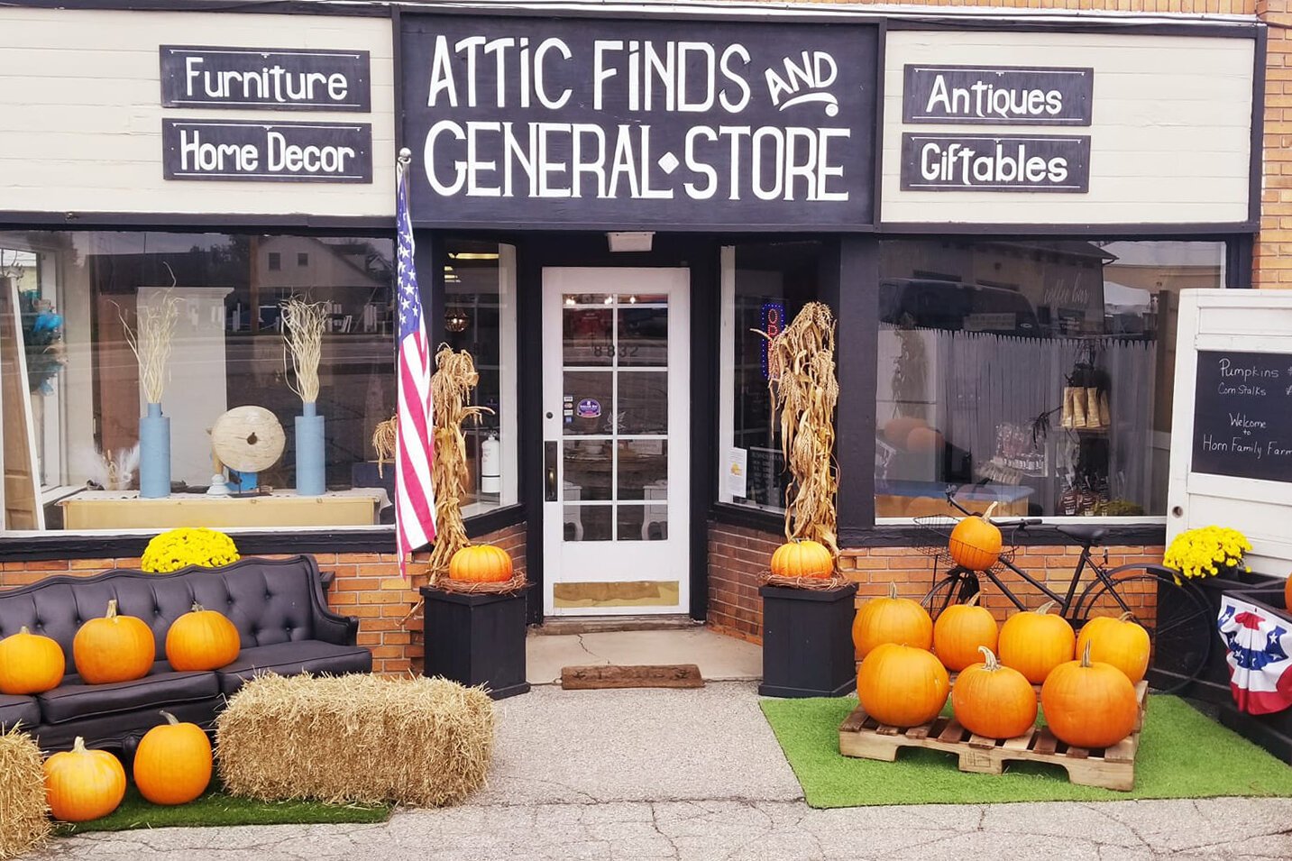 The Attic Finds is located off of Dixie Highway in Fair Haven, Michigan.