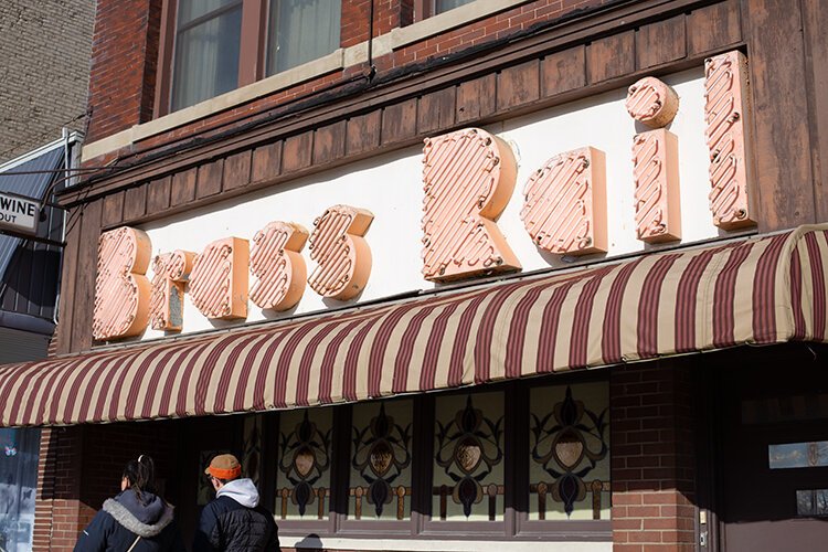 The Brass Rail Bar is located at 410 Huron Ave. in downtown Port Huron, Michigan.