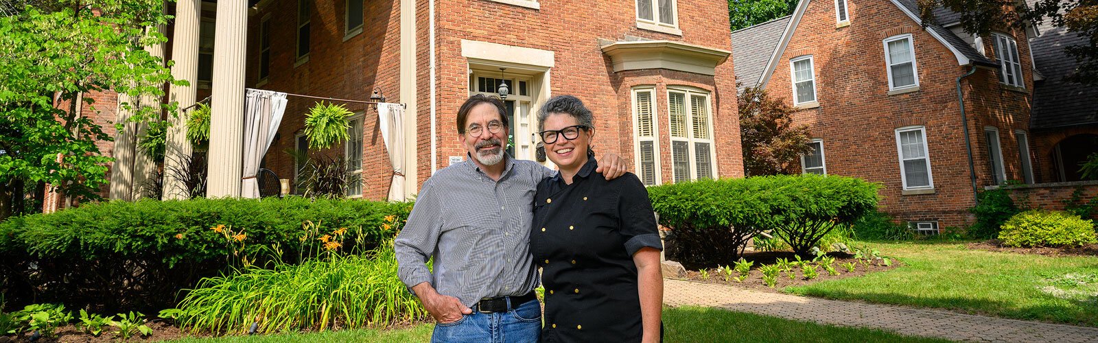 Charles Bultman and Allison Anastasio at The Newton of Ypsilanti.