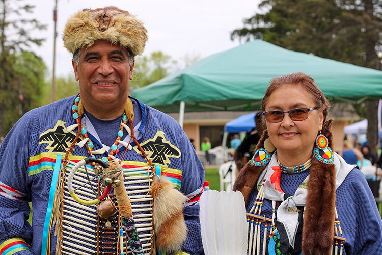 Joe Jacobs, member of the Aamjiwnaang First Nation in Sarnia, and his wife Joan, of the Little Traverse Bay Bands of Odawa.