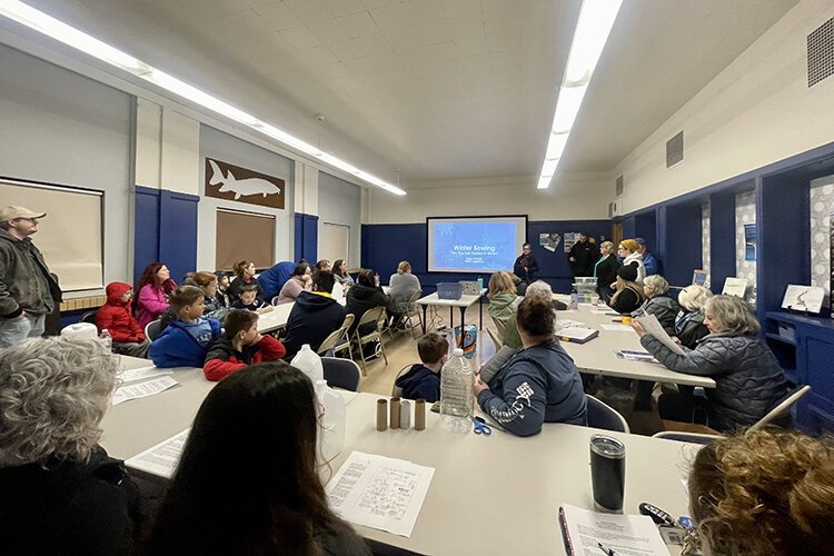 One of the classroom spaces at The Eddy Center used by the Friends of the St. Clair River to host workshops and training.