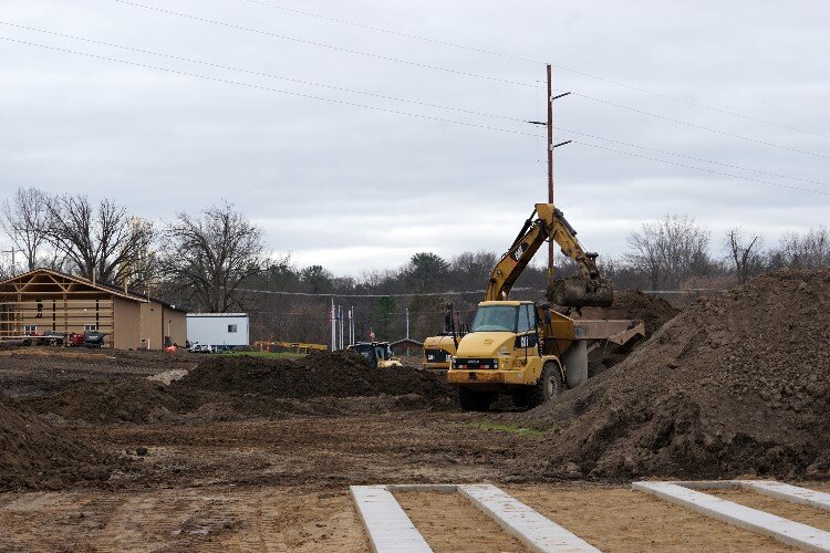 There will be six horseshoe pits in the park, located right next to a pavilion.  