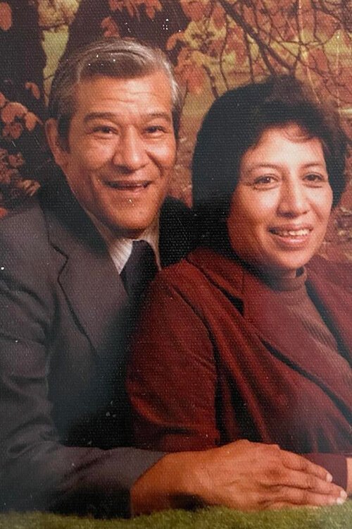 Juanita and Moises Reyna Sr. in 1982.