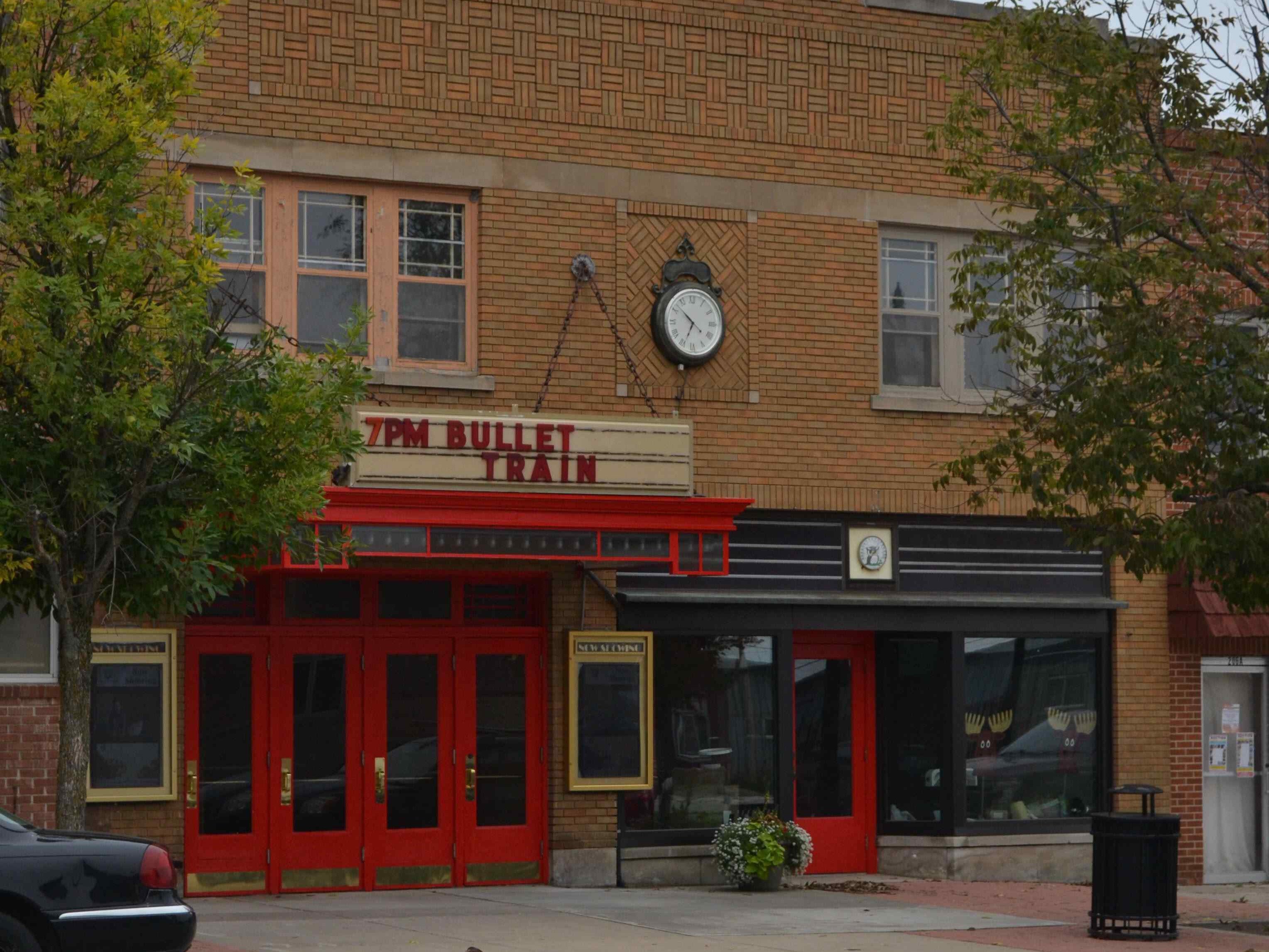 The facade of the Tahqua-Land Theatre in Newberry.