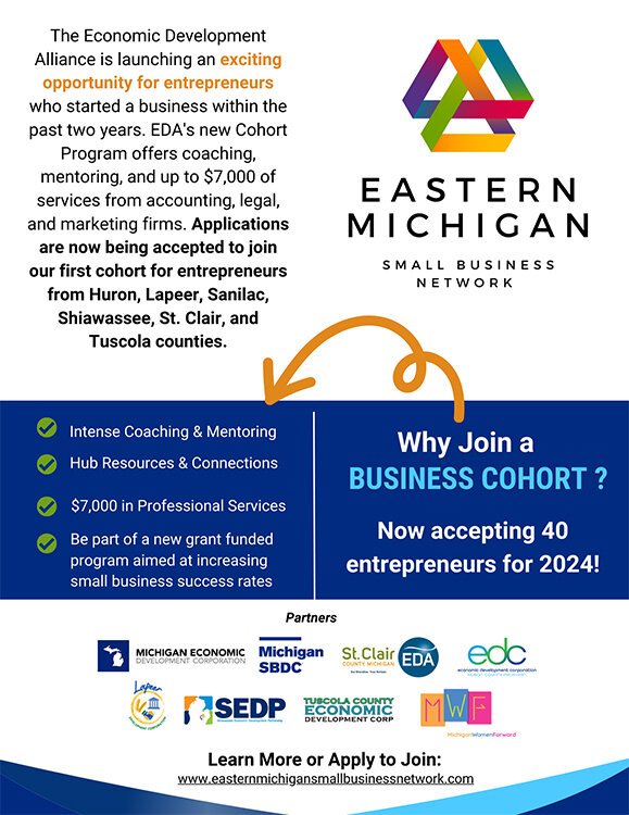 Small Business Cohort program flyer