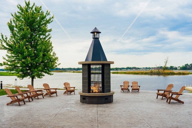 A seating area in Spring Lake's Tanglefoot Park. (Village of Spring Lake)