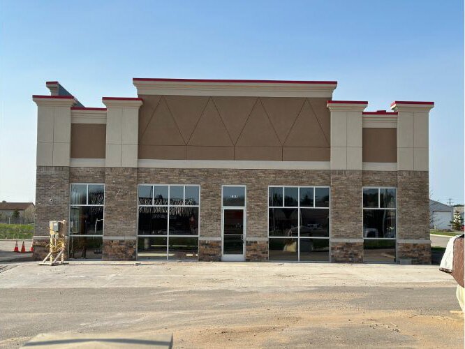 New construction continues take place along the main highway through Gaylord.