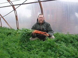 Farmer Craig Schaaf, of Golden Rule Farm, has led farming workshops at Grow Benzie for a decade.