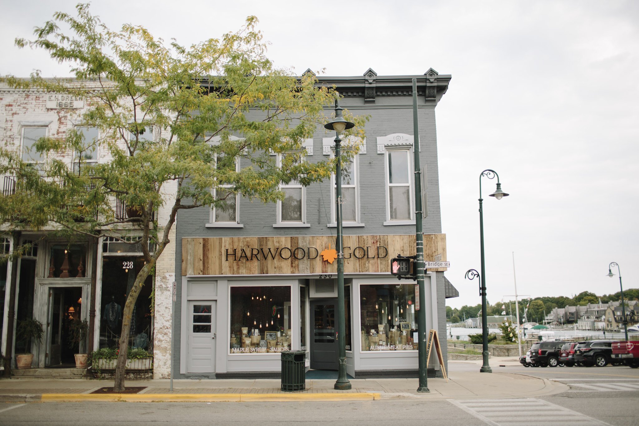 Harwood Gold's retail store and cafe in Charlevoix. 