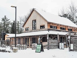 Hop Lot has become a popular winter destination on the Leelanau Peninsula.