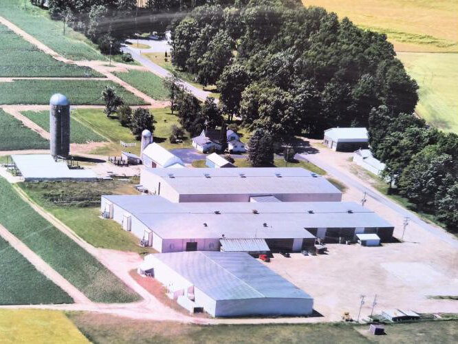 The 1,300-acre Jenkins Farm grows Russet potatoes. 
