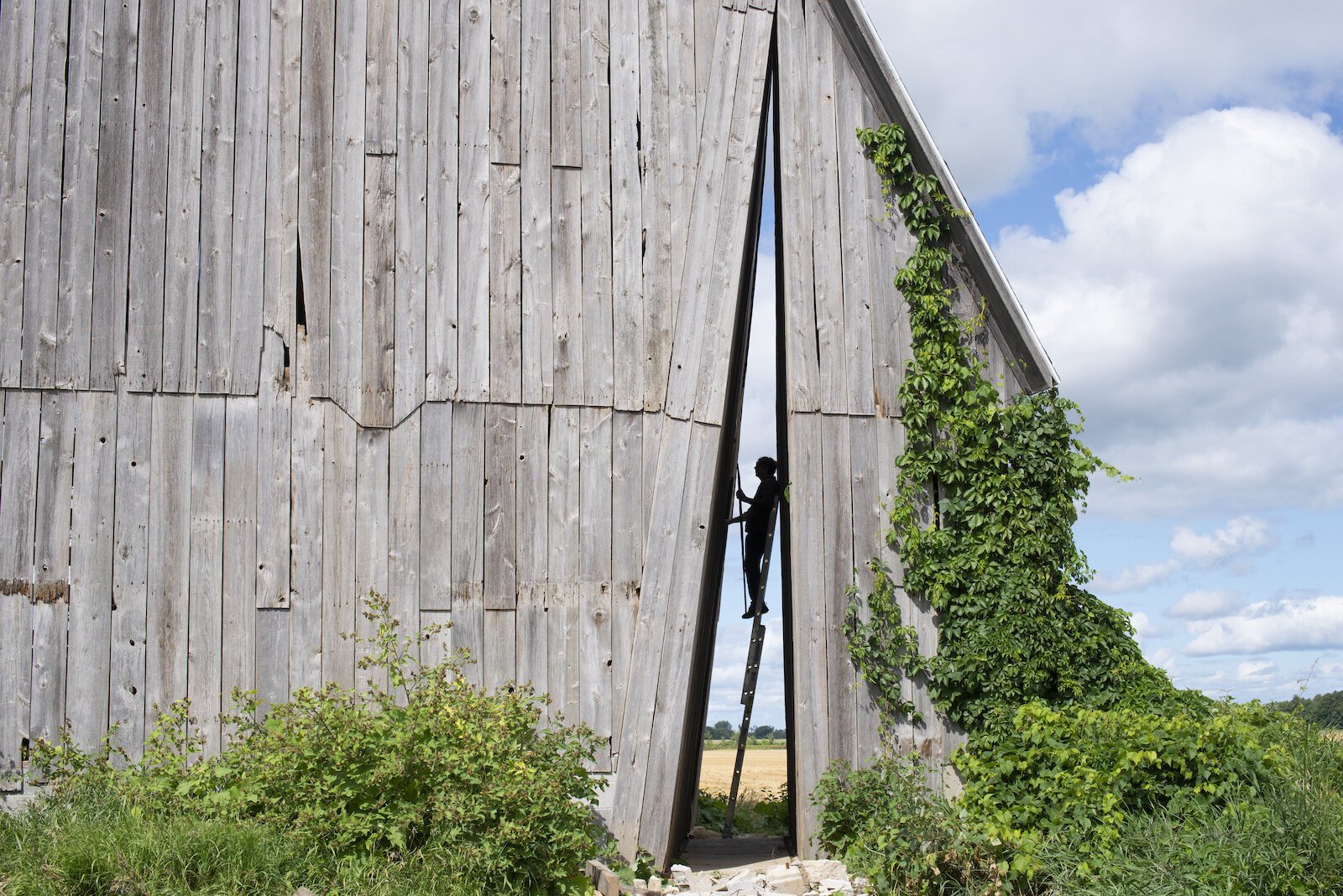 The Secret Sky Barn project in Hume Township