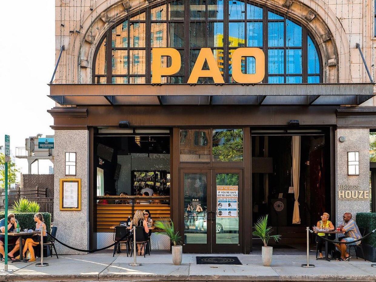 Only the lobby of the Oriental Theatre survives, now an Asian-fused restaurant called PAO Detroit.