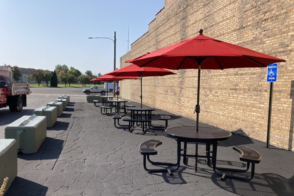 The Bridgman Courtyard as it stands today.