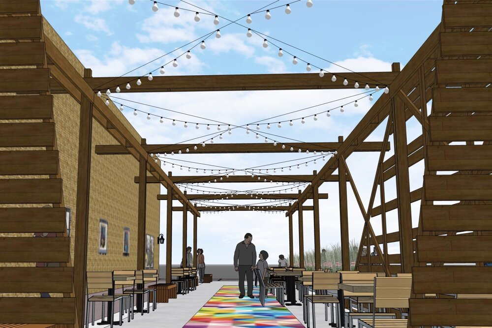 "Our hope for this placemaking project is to create a unique and vibrant outdoor space that will serve Bridgman for many years to come,” says Bridgman CGA President John Bonkoske.
