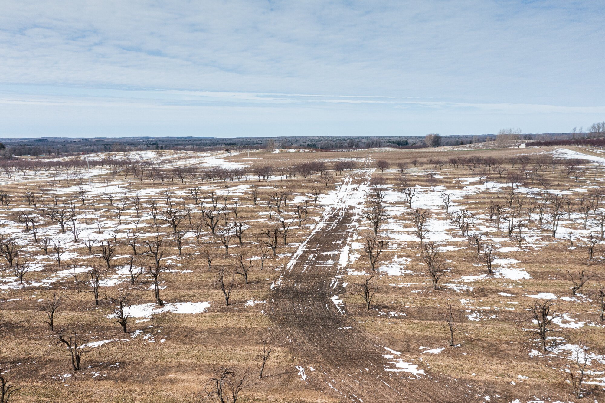 Orchards surround the research center, whose aim is to help growers better understand the unique soils and microclimate of west-central Michigan. 