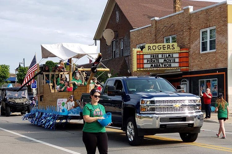 Downtown Rogers City.
