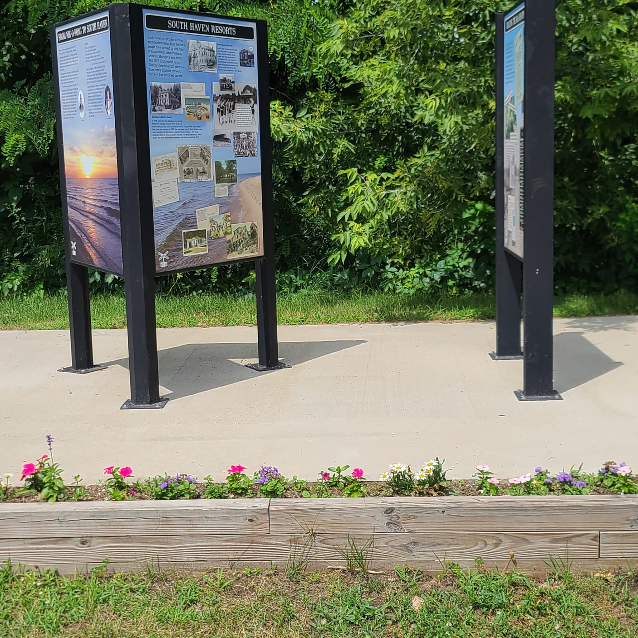 The trailhead in South Haven