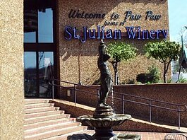 St. Julian Winery's tasting room in Paw Paw.