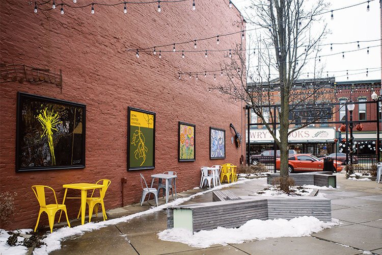 Placemaking at work in downtown Three Rivers.