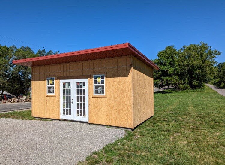 The new pop-up space at the Lake Station Trailhead, currently under construction. 