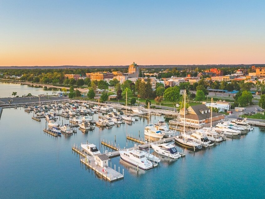 Keeping Traverse City's waterfront tidy is among the volunteer activities of the Green for Good Challenge.