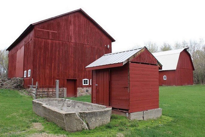 Agricultural property in Washtenaw County, representative of the type of properties that will be covered by the document being prepared under the grant.