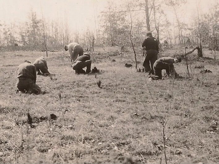 A historic photo of the Weting property, owned by the family since the 1920s.