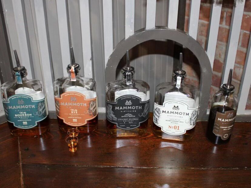 Mammoth Whiskey provided the selection of whiskey to pair with chocolate at the February event.