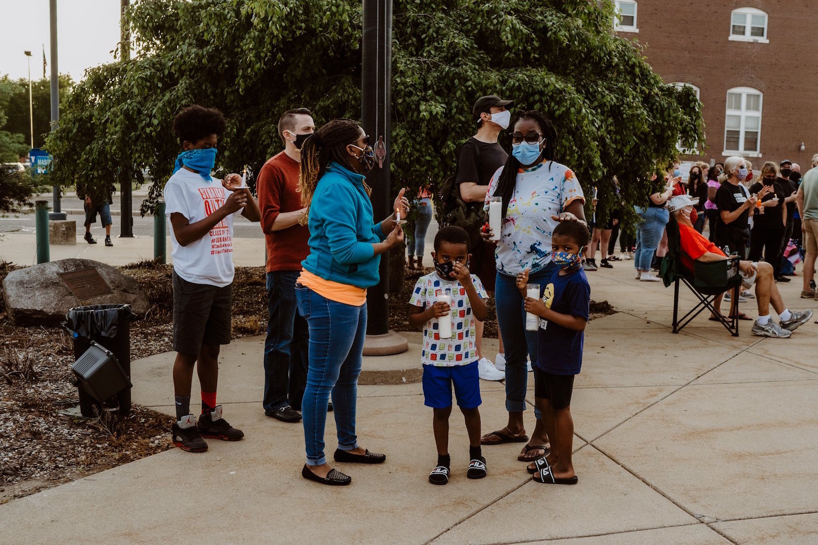 A candlelight vigil on June 4 in downtown Battle Creek was the beginning of the community’s opportunity to come together and express their grief and outrage over the death of George Floyd.