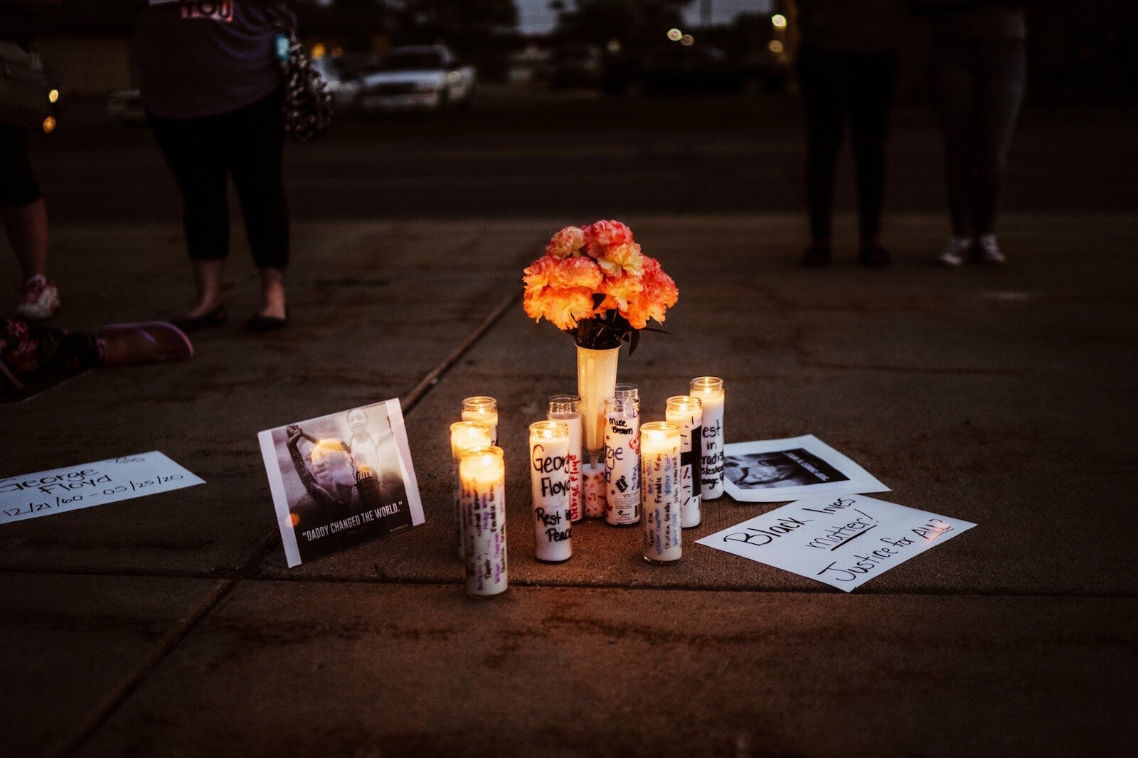 A candlelight vigil on June 4 in downtown Battle Creek was the beginning of the community’s opportunity to come together and express their grief and outrage over the death of George Floyd.