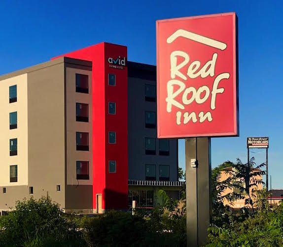 Among the many hotels and motels in Milwood Neighborhood, clustered near I-94 are the Red Roof Inn and the soon-to-open Avid, an IHG Hotel.