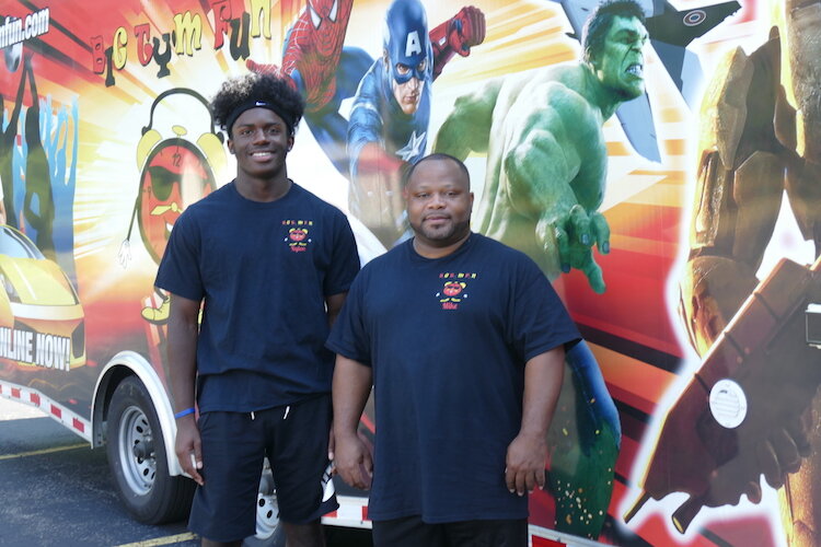 Kylon Wilson, left, and Micheal Guest. Wilson is Guest's oldest nephew and he helps with the business.