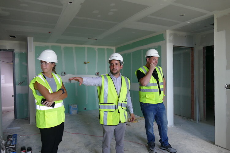 Jake Vella, Senior Sales Consultant of The Milton, points out what to expect when this renovation is done.