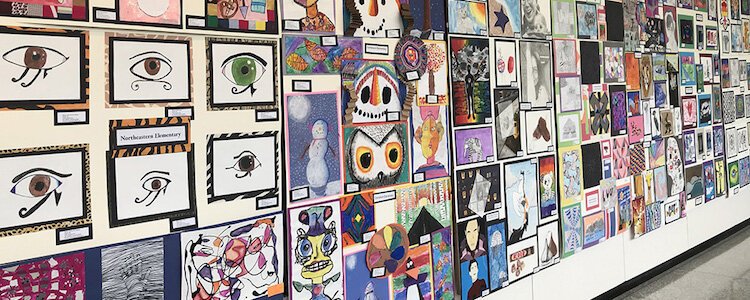 An annual favorite, Young Artists of Kalamazoo, the KIA's annual showing of art by students K-8 can now be seen online at the KIA website.