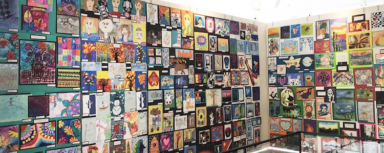 An annual favorite, Young Artists of Kalamazoo, the KIA's annual showing of art by students K-8 can now be seen online at the KIA website.