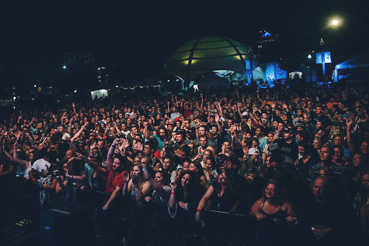 The crowd at the 2017 Audiotree Festival. 