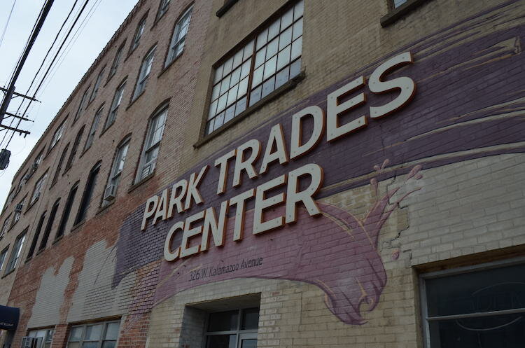 The outside of the Park Trades Center, 326 W. Kalamazoo Ave.